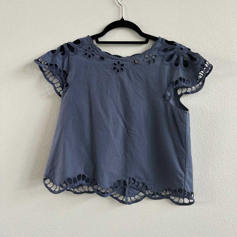 The Great THE SUPER BLOOM EYELET TOP Size 1